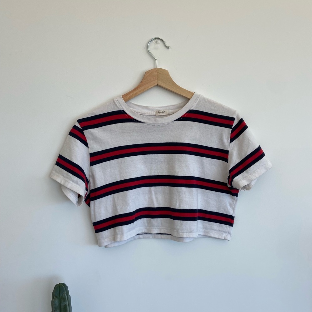 Striped Crop top
